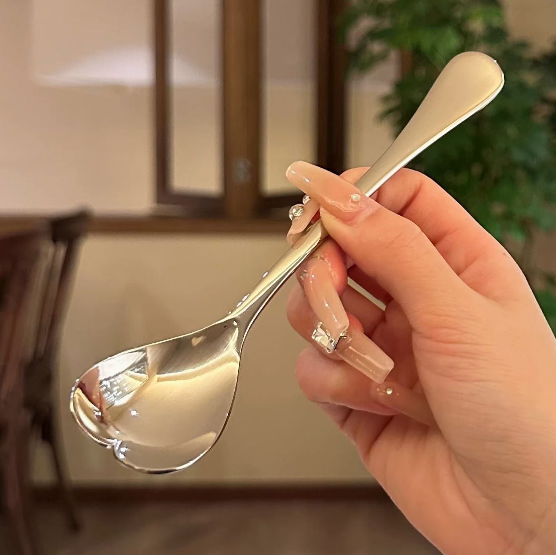 18/10 Stainless Steel Collection of Long-Handle Coffee Stirring Spoons