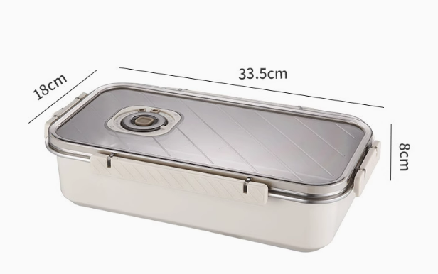 304 stainless steel refrigerator fresh-keeping refrigerated box dumpling box multi-function seal