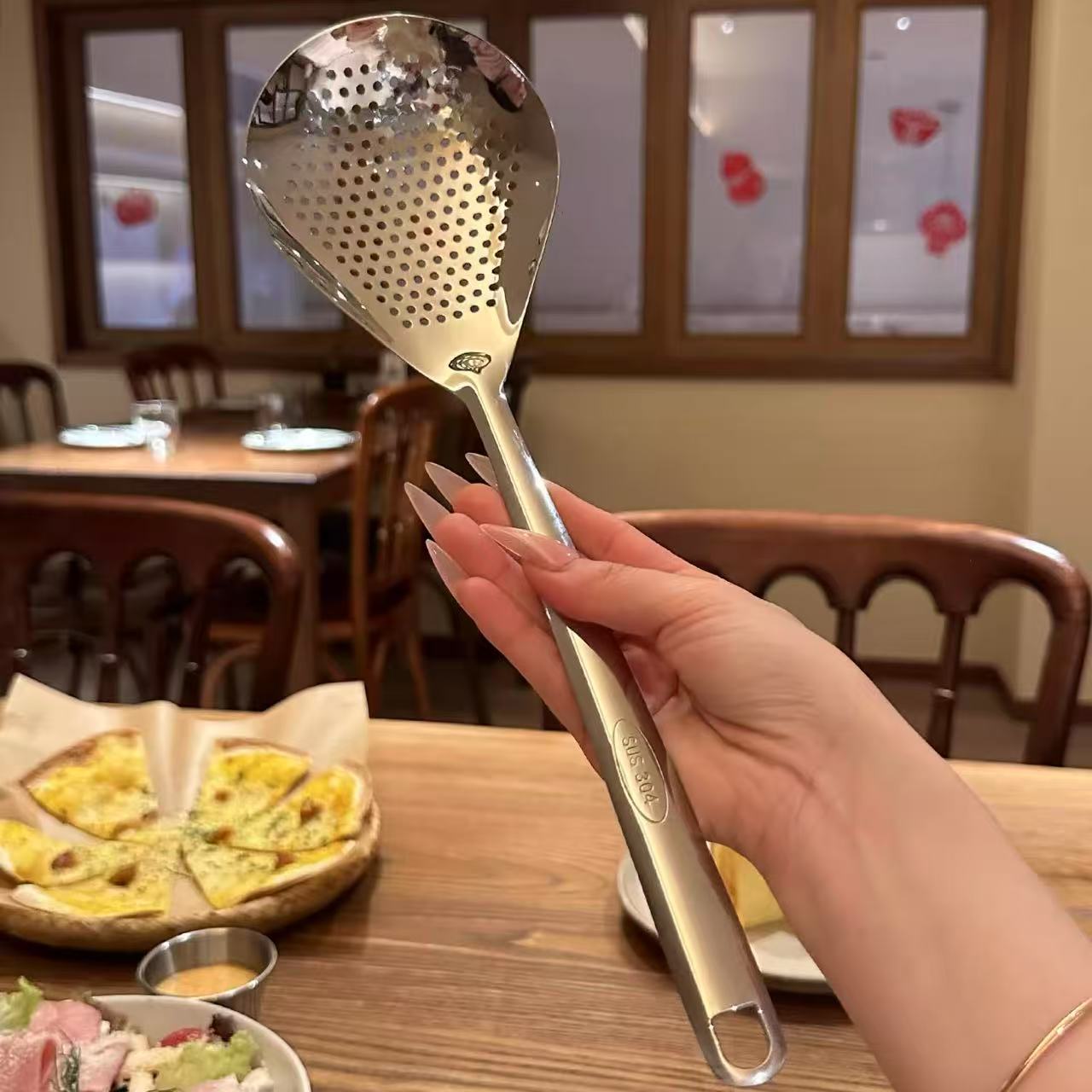 304 Stainless Steel Strainer Ladle