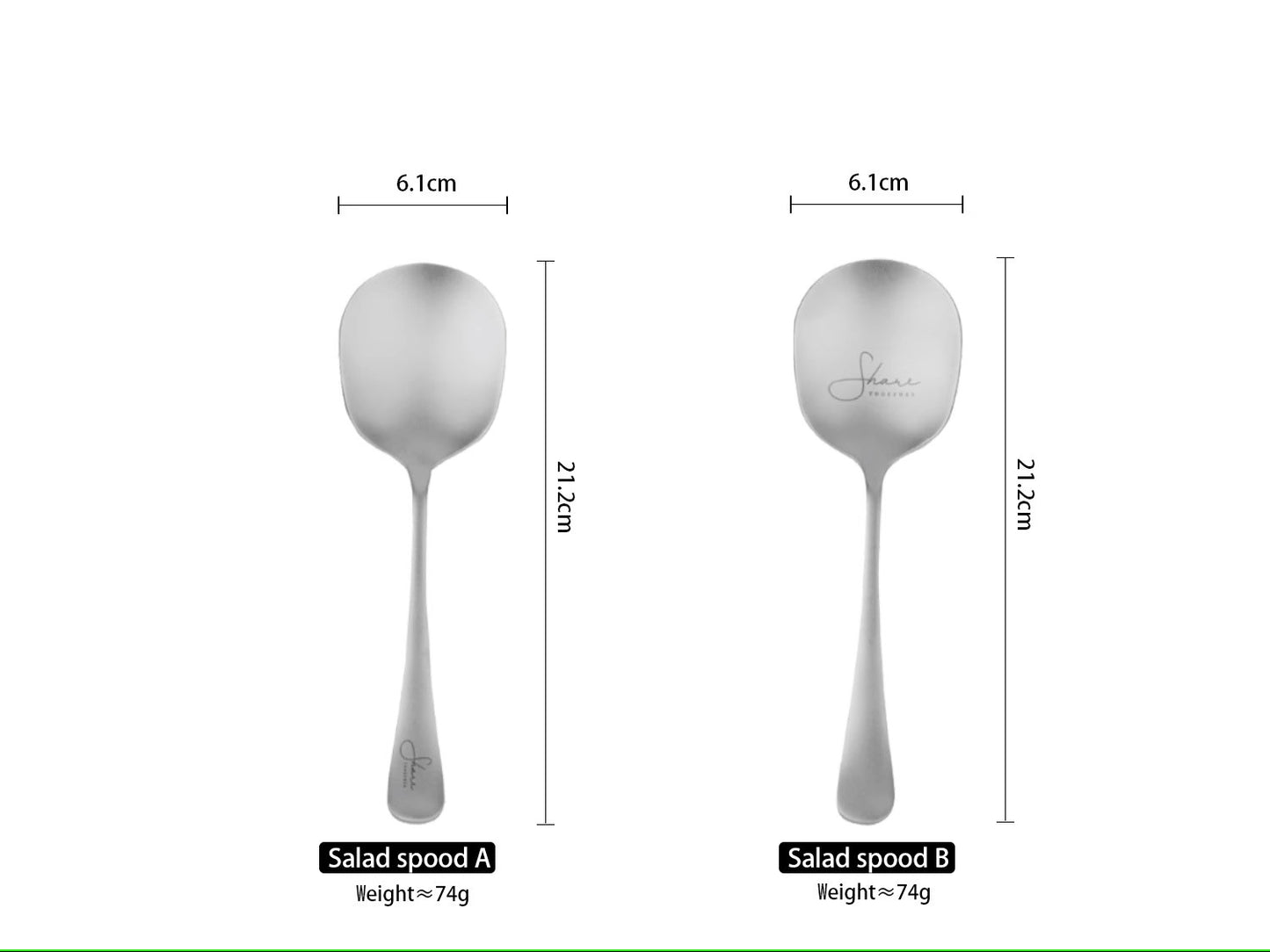 304 stainless steel Japanese and Korean style snowflake spoon large soup spoon meal spoon