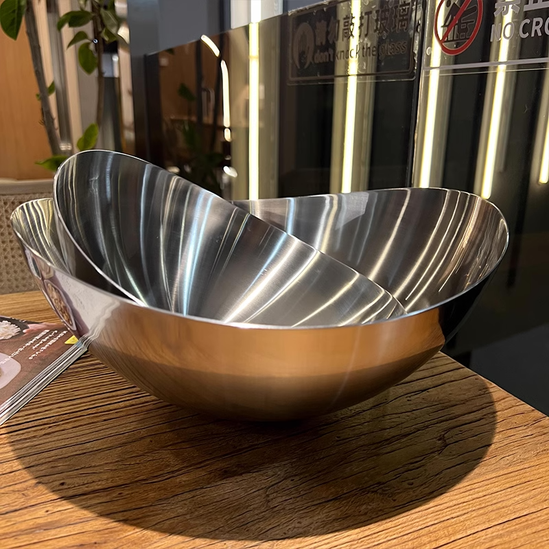 18/10 Fully Frosted Stainless Steel 304 Fruit Bowl